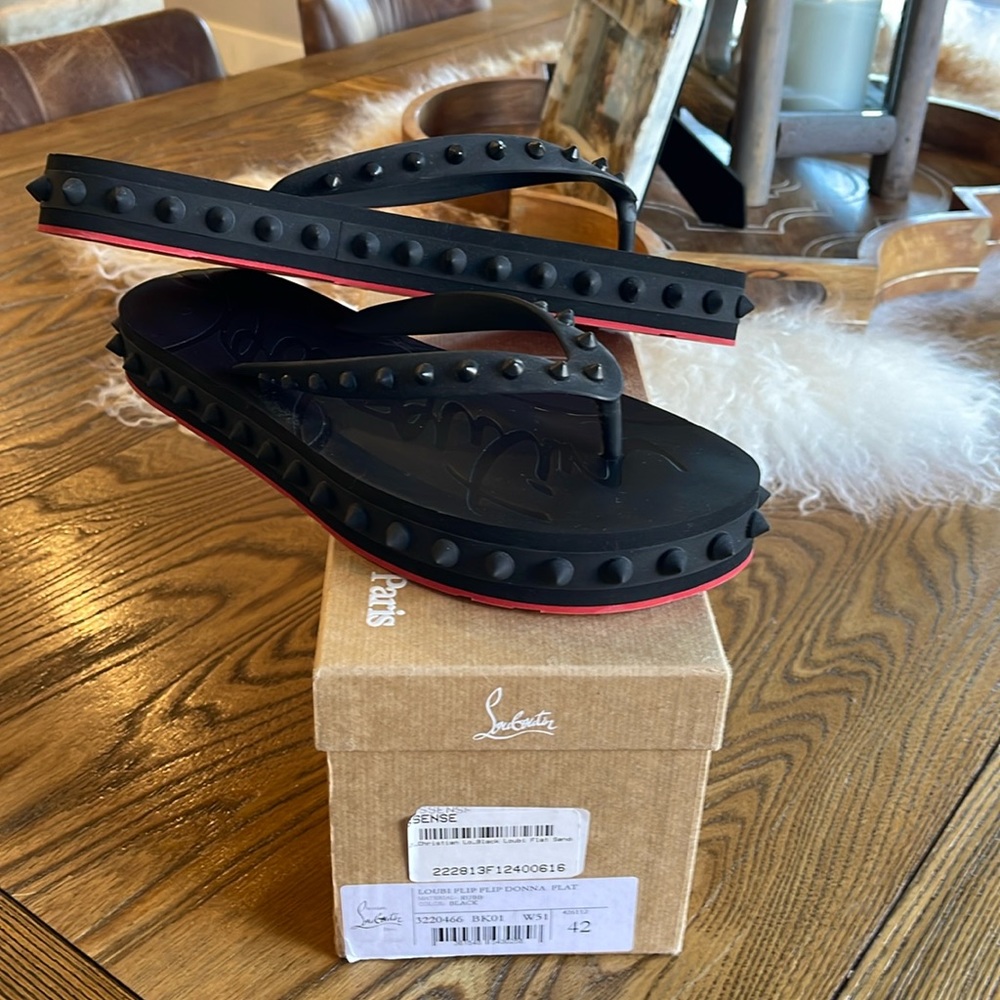 Christian Louboutin Loubi Flip Flop Donna Platform